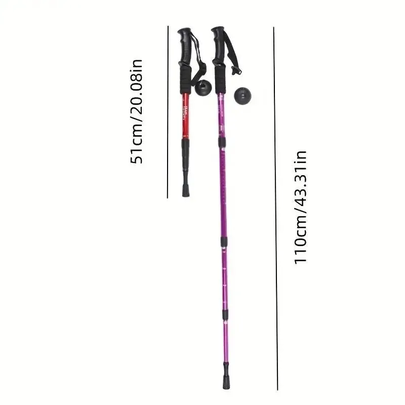 Foldable Shock Trekking Poles 6