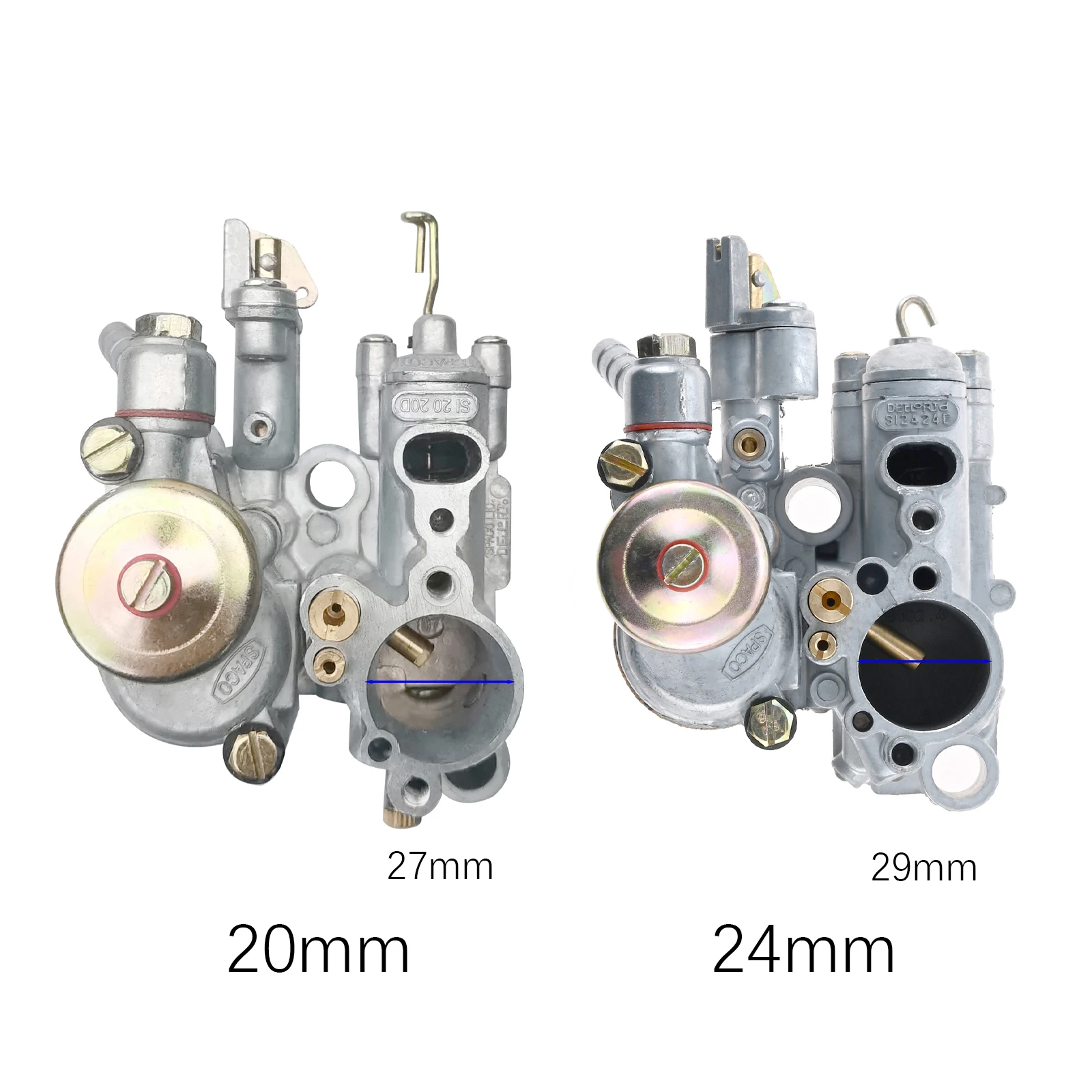 PX150 20MM 24MM Carburetor for Dellorto Model Spaco VESPA 24 20 Mm Carburetor P 1051 SI 20-20D LML 3 24-24D Orado NV NV3 PX 125