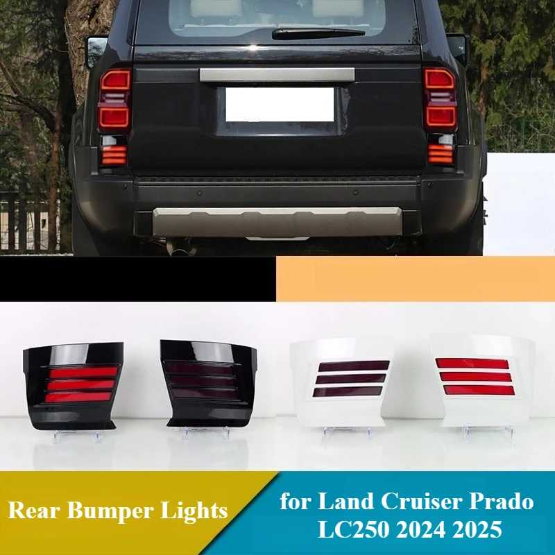

For Toyota Land Cruiser Prado LC250 2024 LED Rear Bumper Light DRL Driving Brake Lights Dynamic Turn Signal Day Light Fog Lamp