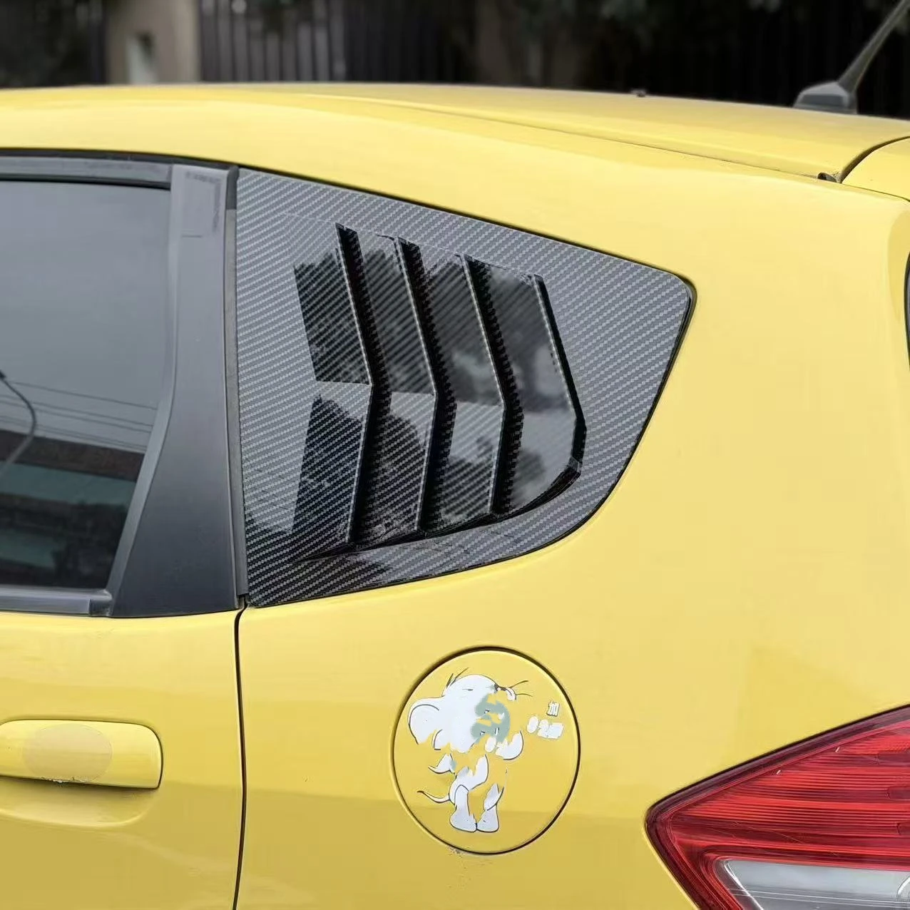 For Honda Fit Jazz 2009 2010 2011 2012 2013 Year Windows Louver Body Kit Accessories view 6
