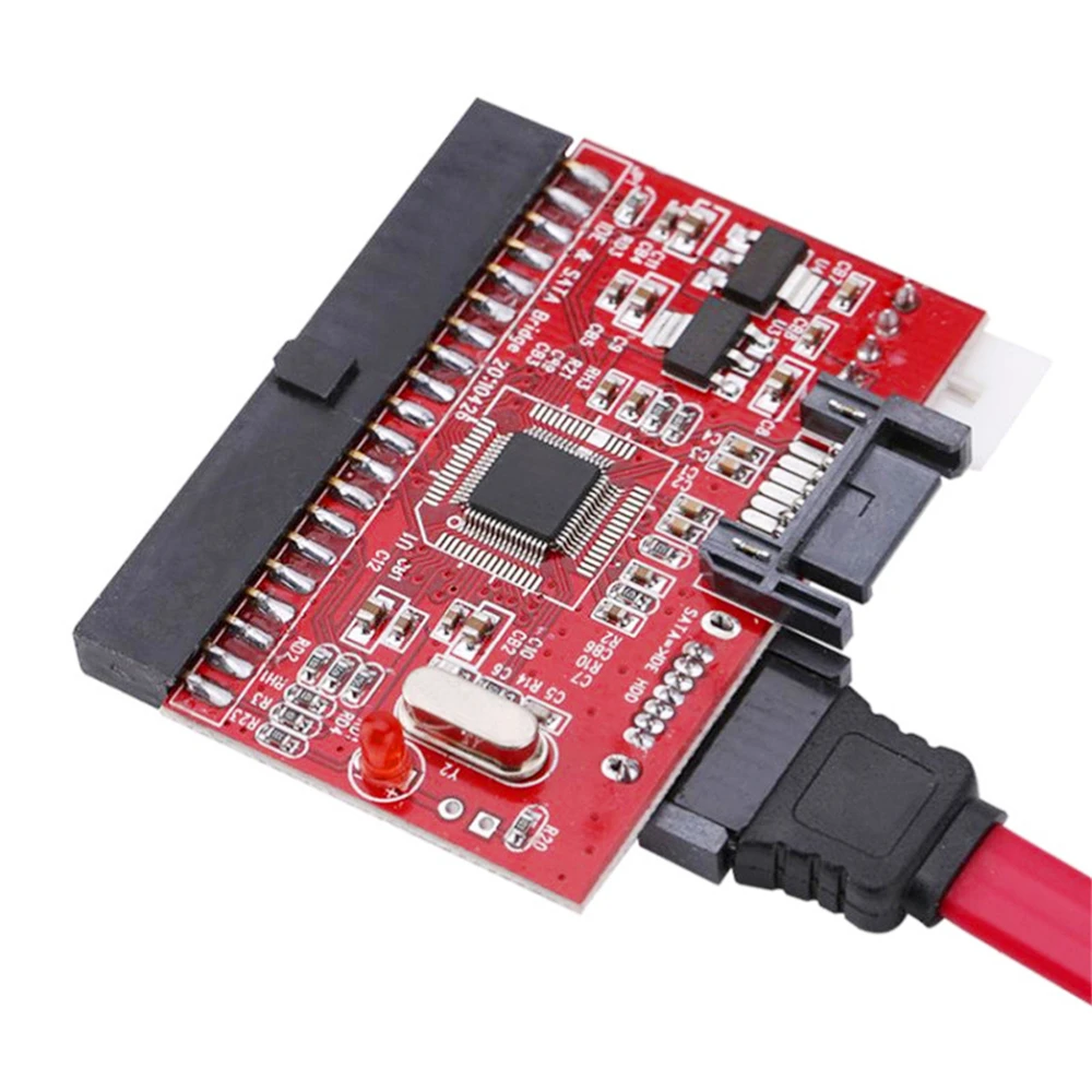 PCB+Metal IDE To SATA Converter SATA To IDE Adapter Bidirectional Conversion Card Computer Hard Disk Motherboard Conversion Card