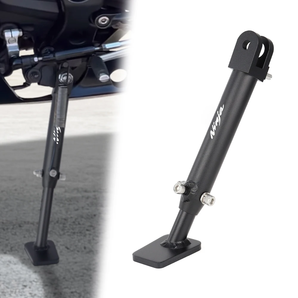 

Motorcycle Adjustable Kick Side Stand Kickstand Foot Support Lowering Kit For Kawasaki Ninja ZX-6R ZX6R 2013 2015 2016 2017-2024