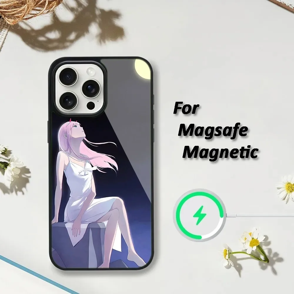 Darling in the F-Fran Phone Case For iPhone 15,14,13,12,11 Pro Max Plus Cases Wireless Charging