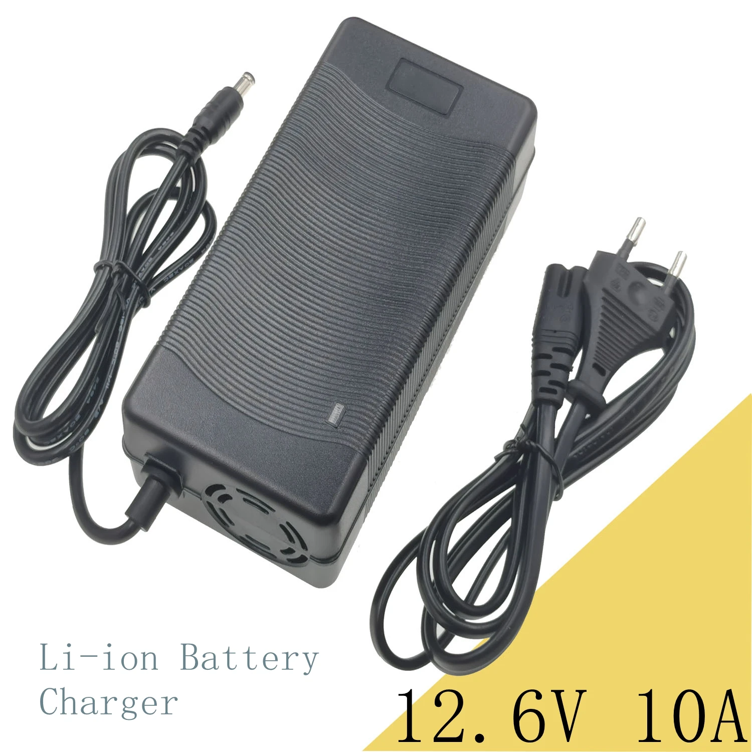 12.6V 10A 18650 Lithium Battery Charger for 3S 10.8V 11.1V 12V li-ion Battery Fast charging Charger High quality