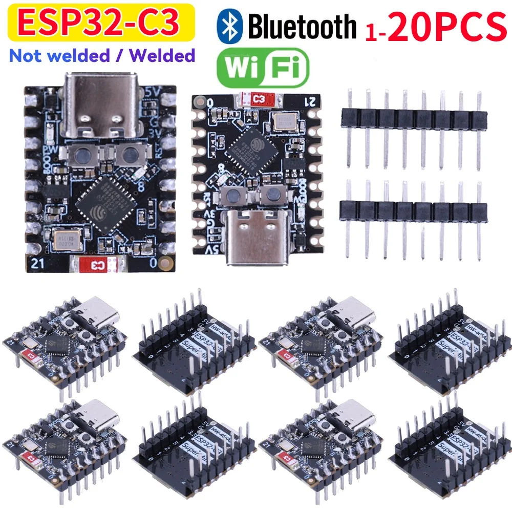 

ESP32-C3 MINI Development Board ESP32 SuperMini Development Board ESP32-C3 Development Board WiFi Bluetooth Expansion Board