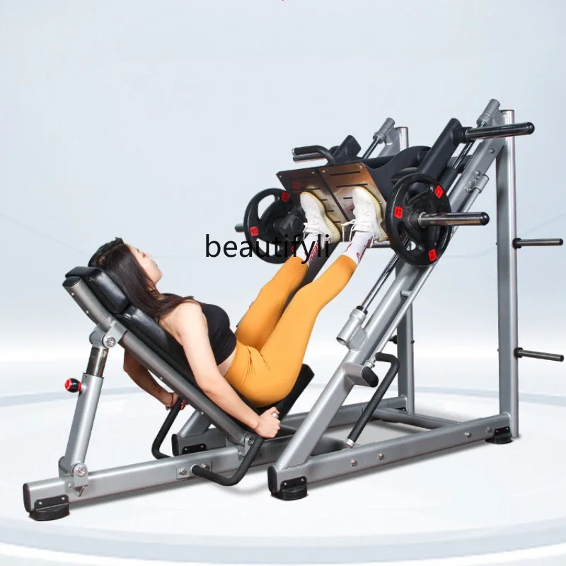 

Commercial gym inverted push oblique squat all-in-one machine leg strength exercise equipment 45 degrees