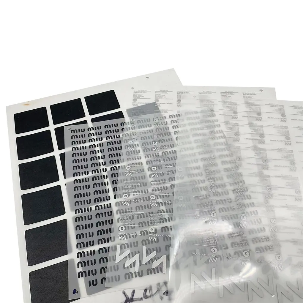 200pcs 콜드 필 Plastisol 열 전송 필름 15.3inx21.2in (39x54cm) 양면 스크린 인쇄 전송 코팅 종이 대량