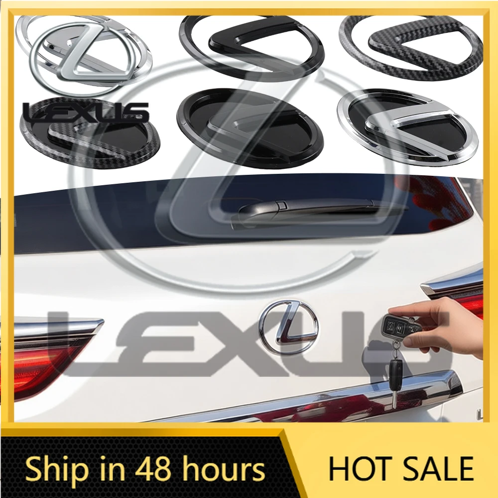 

2026 Hot Interior Stickers Car Rear Tail Bumper Trunk Badge Auto Rear Body Emblem Decal Accessorie For Lexus IS250 RX400h CT200h