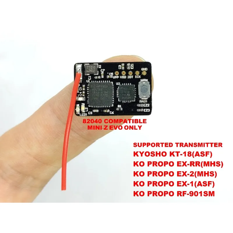 EVO RECEIVER FOR 1/28 OPEN CHASSIS DIY Compatible Futaba Kyosho KO Propo Transmitter