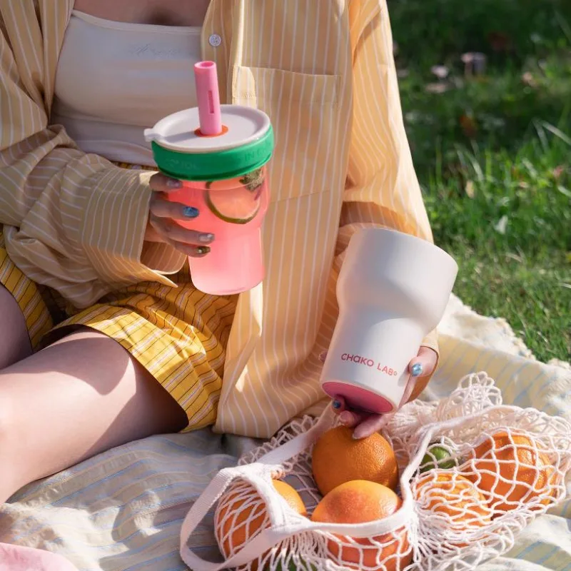 

CHakOLAB Stainless Steel Thermos Cup 2 Layer Vacuum Flasks Keep Hot and Cold Insulated Bottle Water Coffee Cup with Lid Gifts