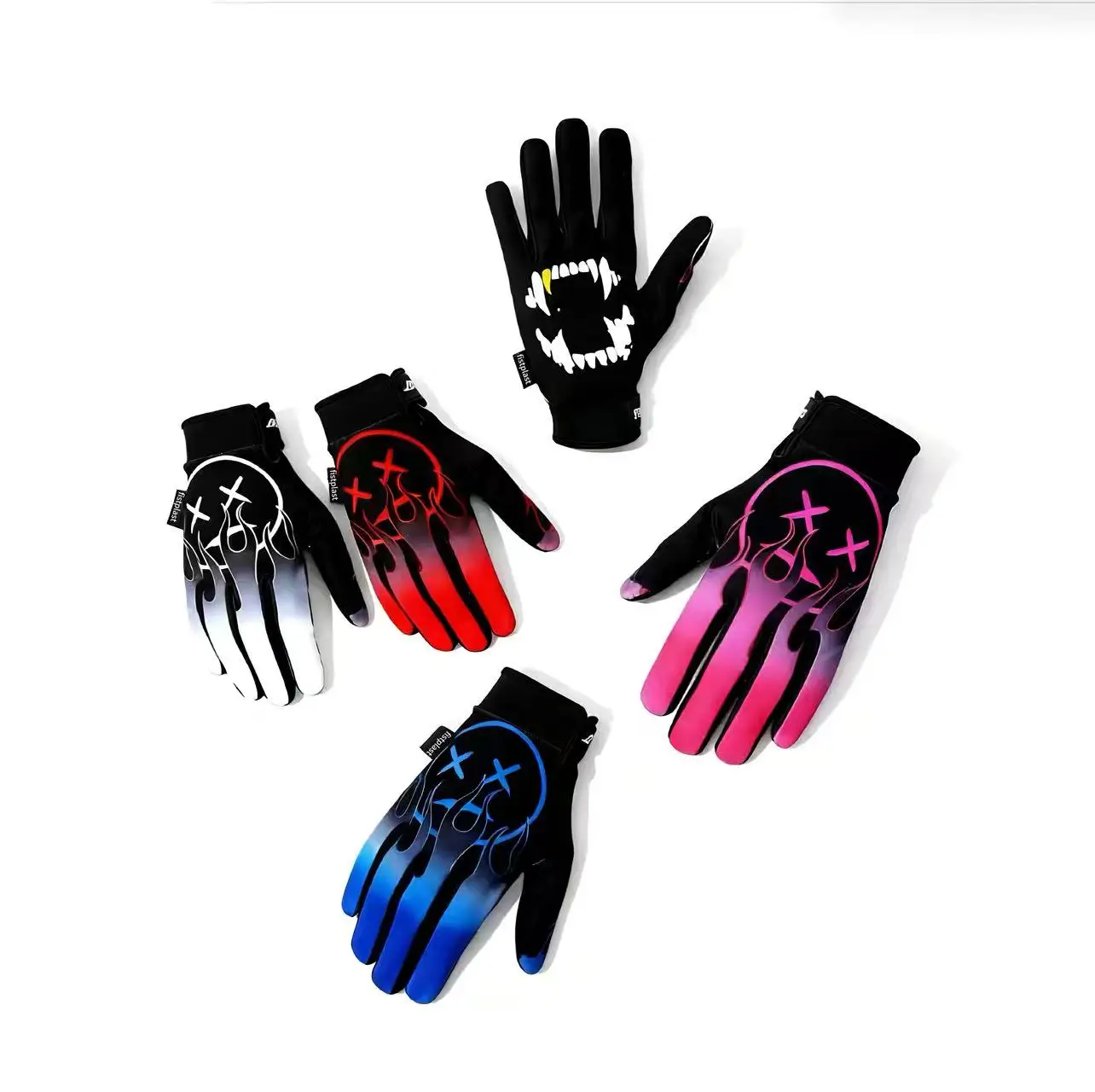 

24 NEW STOCK SECONDS QUALITY FISTPLAST BICYCLE LONG FINGER FOUR SEASONS GLOVES PROTECTION ANTI-SLIP TOUCH SCREEN SENSITIVE AND C