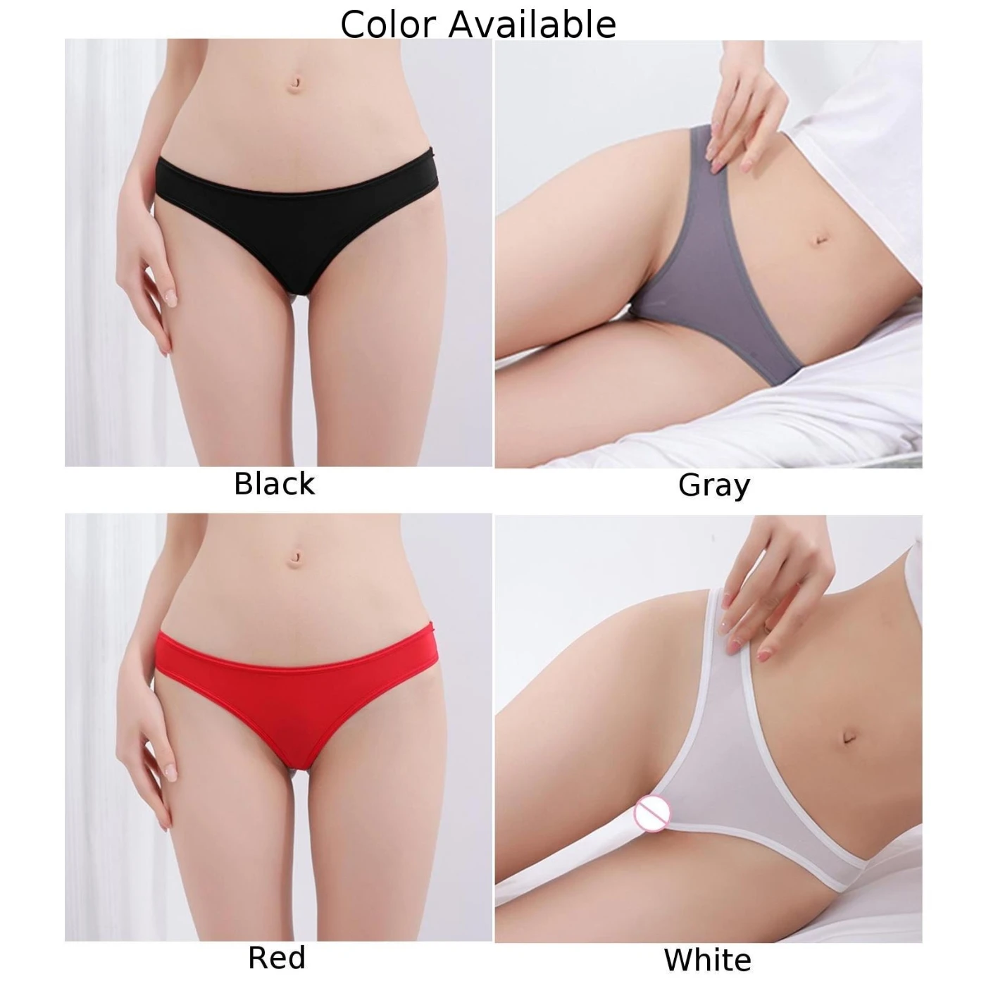 ملابس داخلية شفافة رفيعة للغاية بطول 17-23 سم، ملابس داخلية شفافة لجميع المواسم، نسيج نايلون متوسط التمدد #5