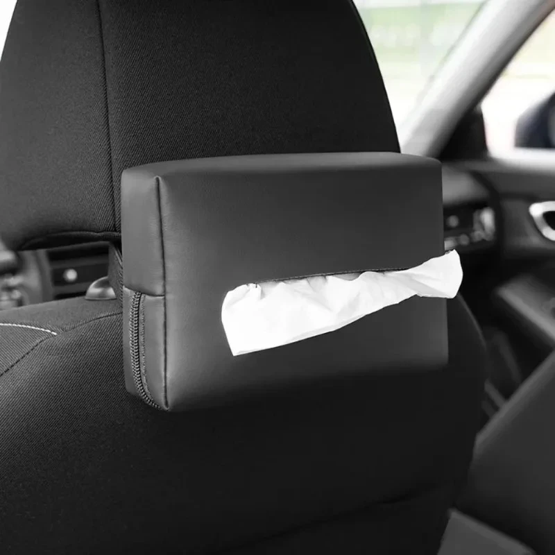 

Car tissue box, sunshade seat backrest suspension tissue box, car armrest tissue storage box, car storage and organization