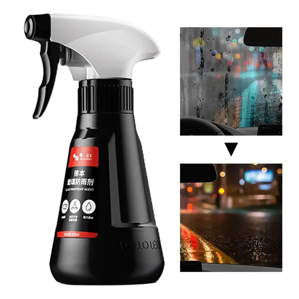 200 ML Anti Rain Anti Fog Agent Glass Windshield Window Motorcycle Helmet Long Lasting Fog Prevention Defogging Cleaning Spray