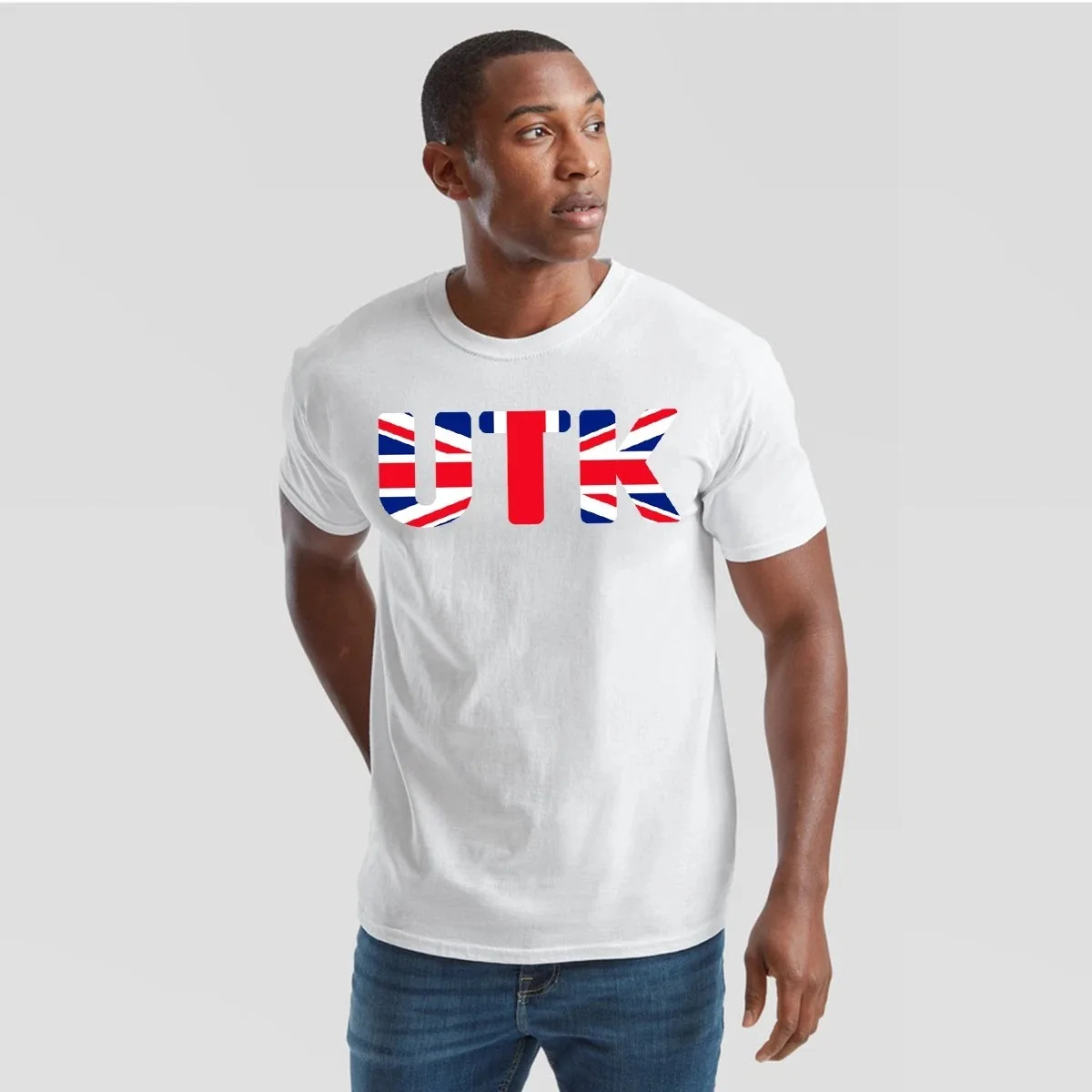 UTK Unite The Kingdom T-shirt Union Jack Unity Pride Patriot Tee High-end Luxury Unisex Style Both of Men and Women