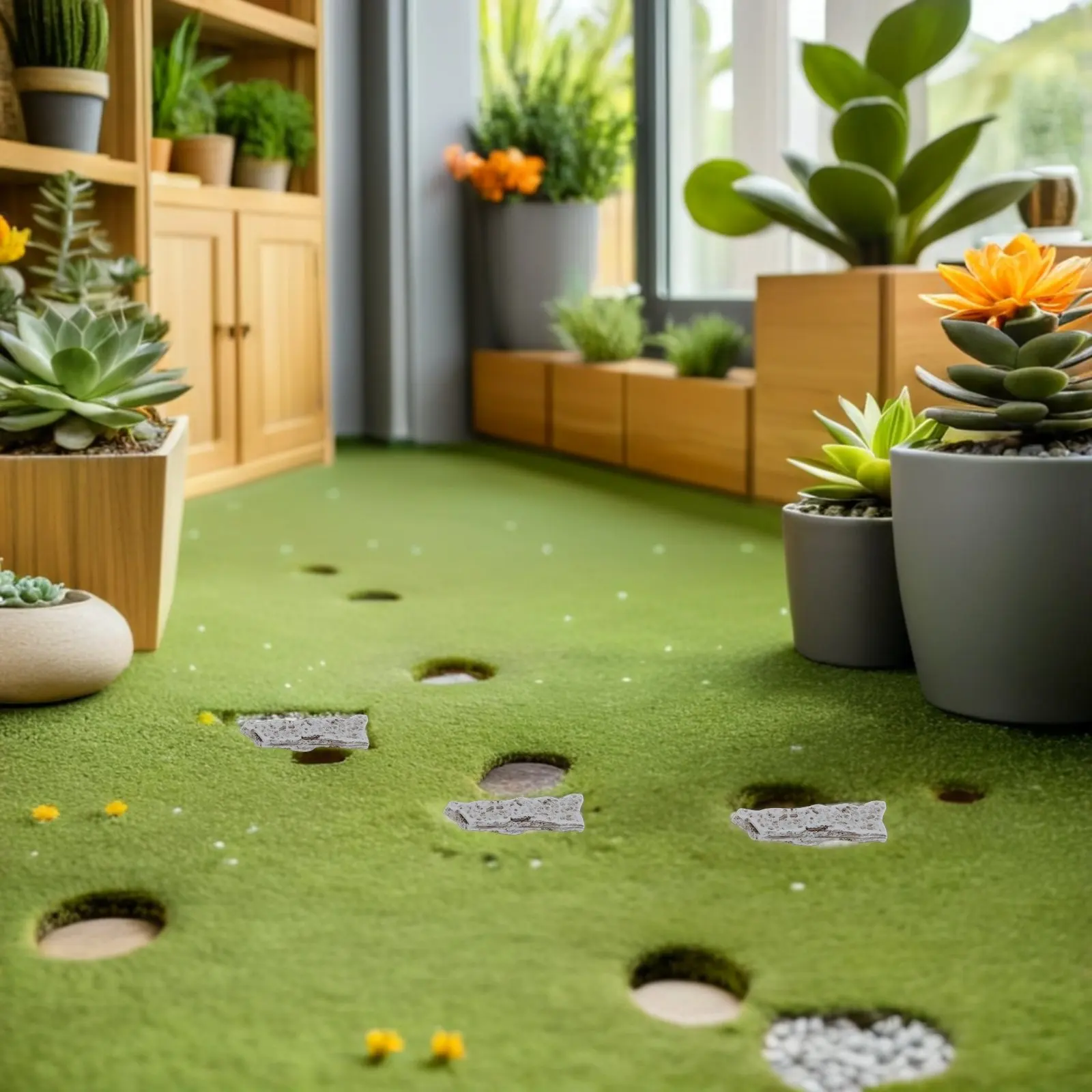 

20 шт. миниатюрных каменных ступеньок для улицы, камни для микросада, аксессуары для сказочного сада, полимерные декоративные камни для ландшафтного дизайна