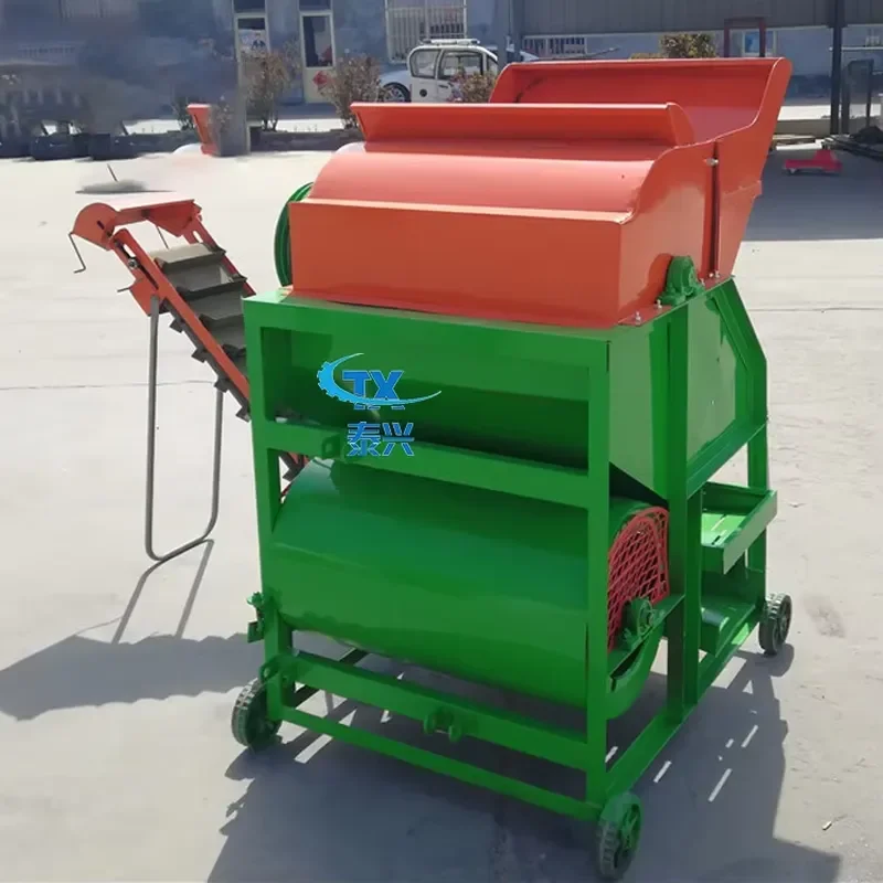 Moving Groundnut Peanut Sheller Thresher Harvester and Thresher Machine of Peanut