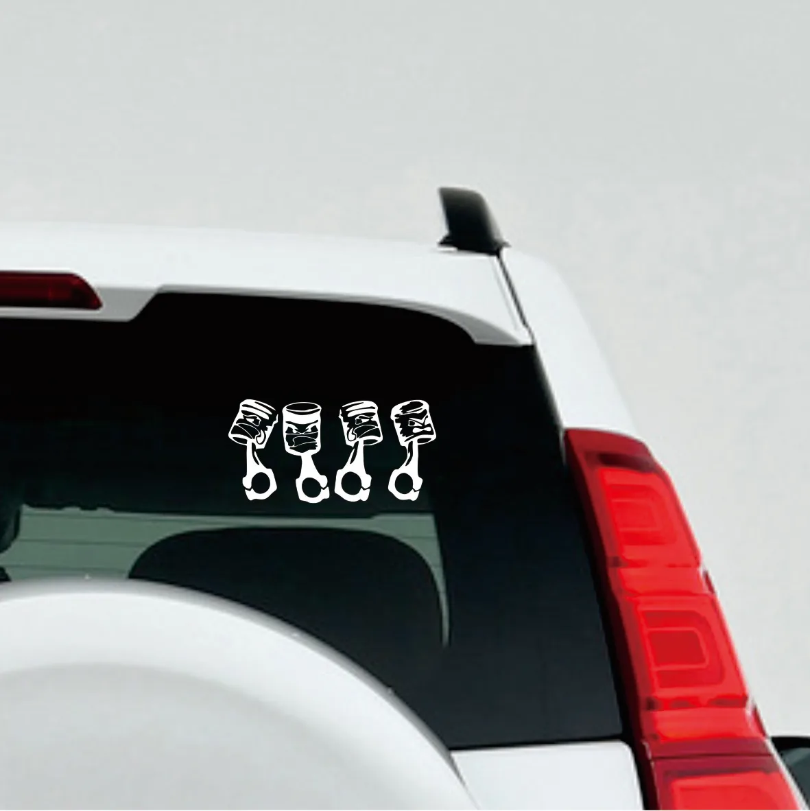 Car sticker personality small anger piston car sticker car decoration PVC waterproof and sunscreen