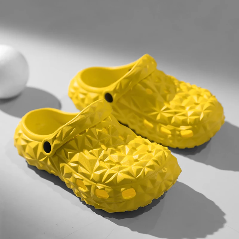 Wading Shoes For Children Summer Outdoor Beach Shoes Soft-soled EVA Durian Slippers Cute Boys And Girls Sandals Simulation Duria