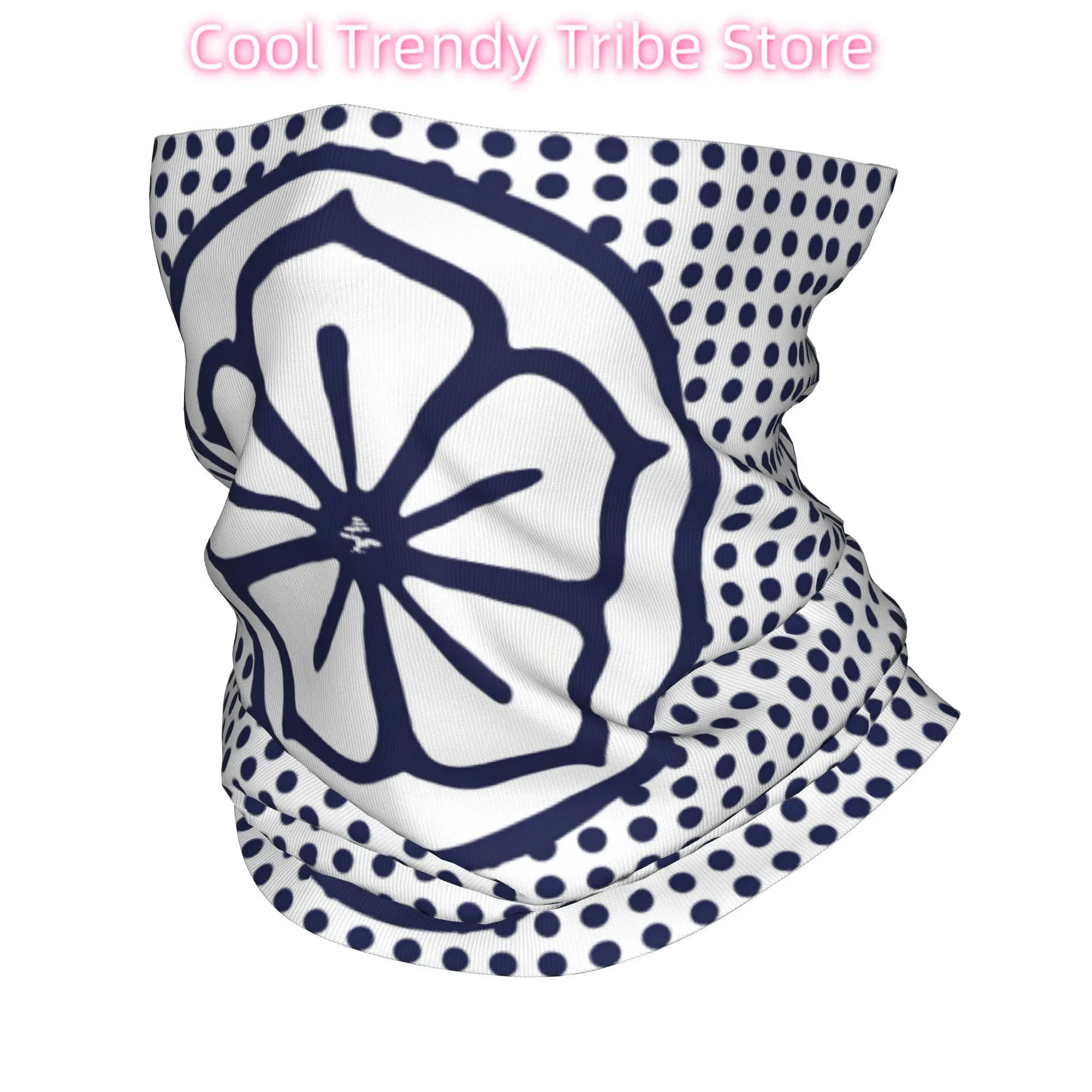 

Бандана на заказ K-Karates с логотипом цветка лотоса, утеплитель для шеи для мужчин и женщин, зимний походный лыжный шарф, гетры, горячий чехол для лица