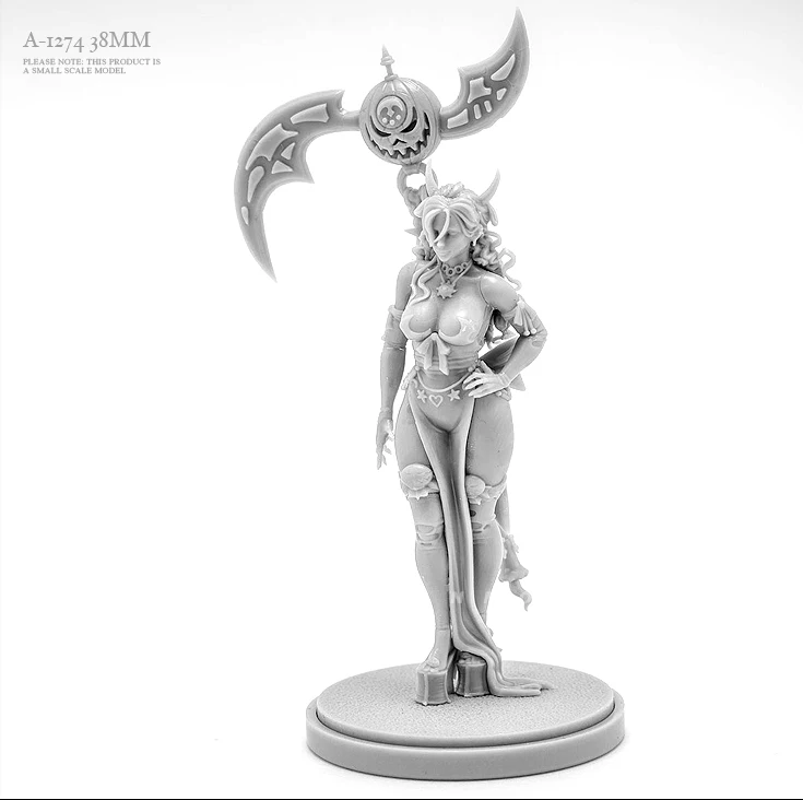 38mm Resin model kits figure beauty colorless and self-assembledA-1274