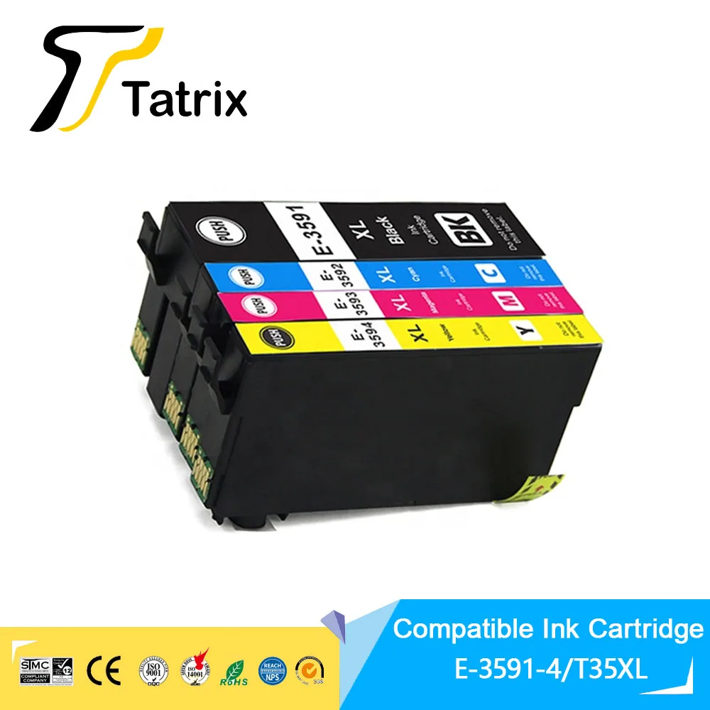 Tatrix T3591 Epson 35xl Compatible Ink Cartridge for Epson WorkForce Pro WorkForce Pro WF-4720DW/4725DW/4730DTW/4740DTWF Printer