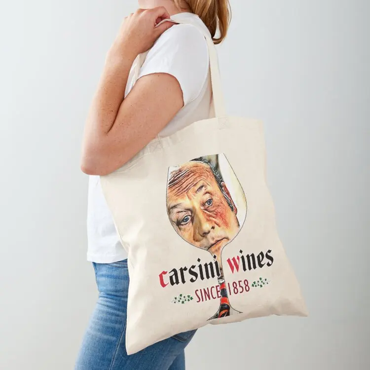 Carsini Wines Promo Tote Bag cloth bag woman Large bags for women shopper bag woman