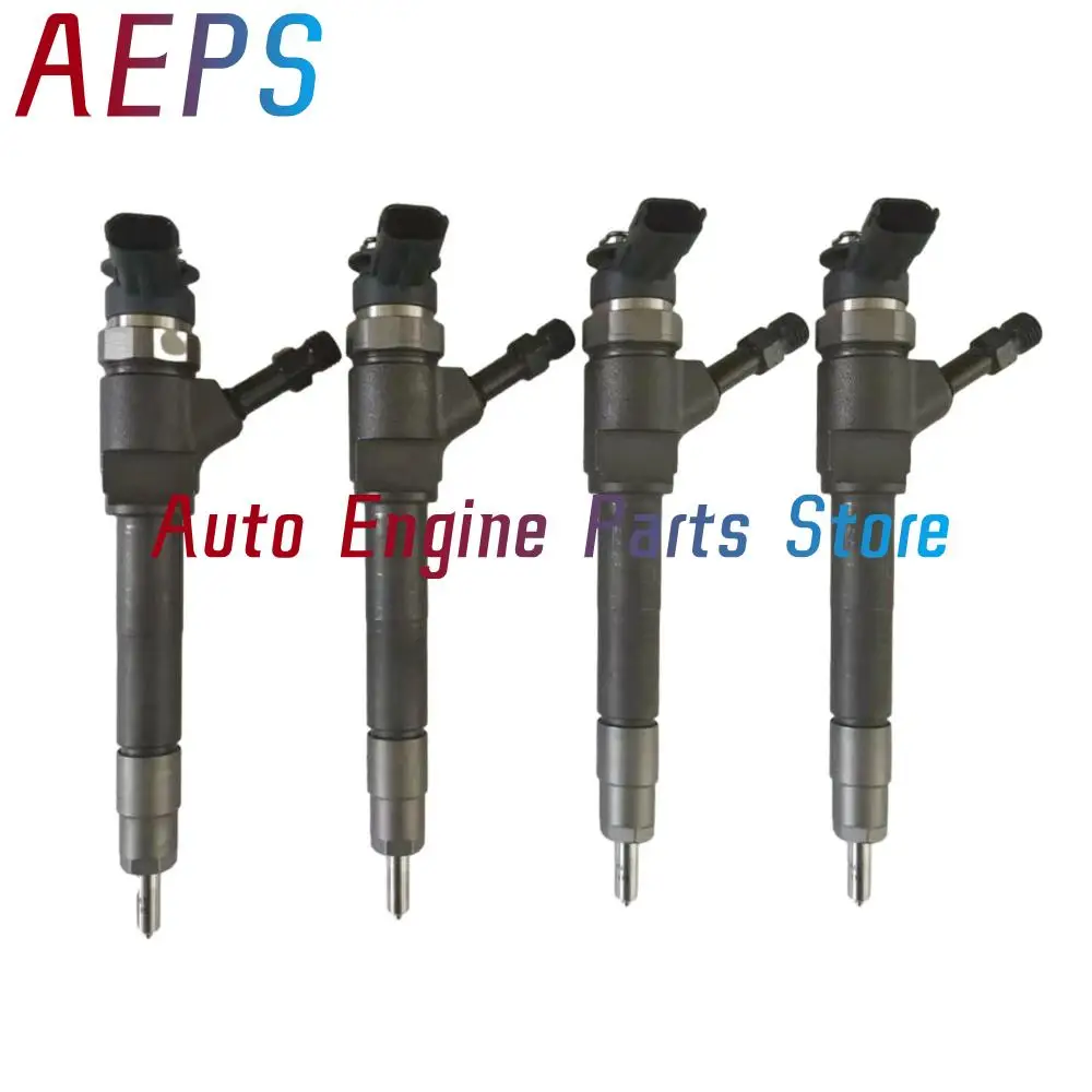 4Pcs Diesel Fuel Injector 0445110250 For Mazda BT-50 Ford Ranger 2.5L WLAA13H50 WLAA-13-H50