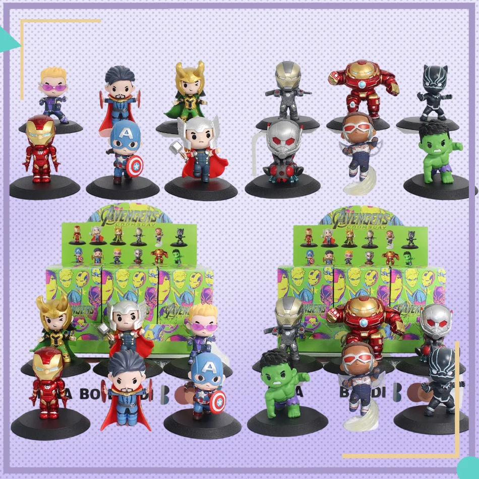 ديزني هالكس لوكي-الحديقة نافذة سوداء بلاك بانثرز القرمزي Ant-Mans دكتور غريب ثور ألعاب شخصيات الحركة Popbeans دمى الهدايا