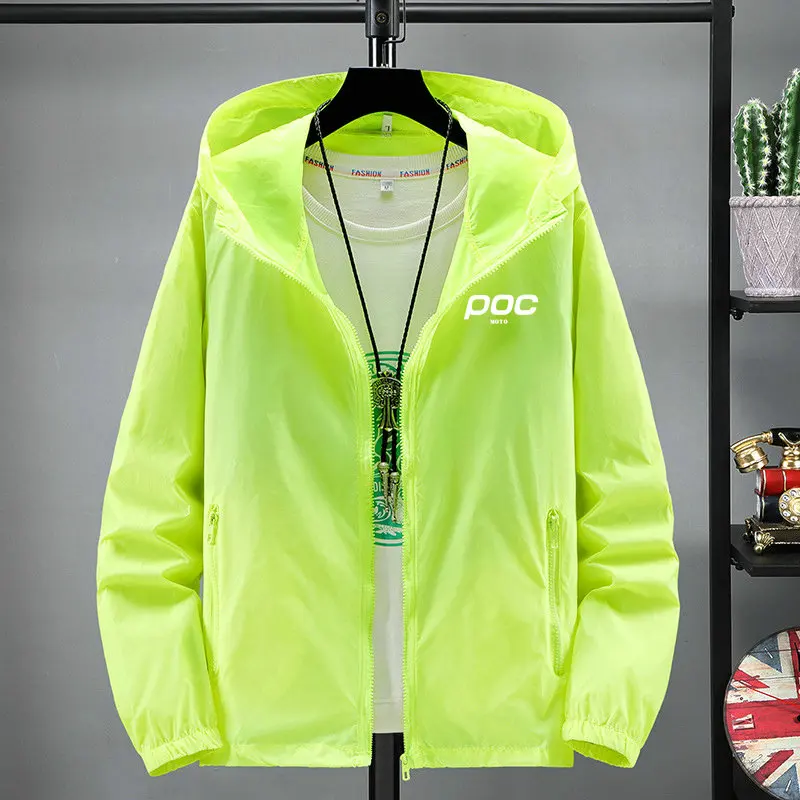 

2025 Hoodie Cycling Jacket Moto Poc Summer MTB Road Bike Jacket Waterproof Outdoor Sports Windbreaker Mountain Bicycle Clothing