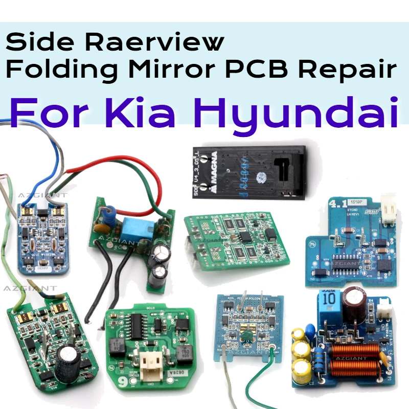 

Печатная плата для Kia Sorento Sportage RIO Optima Ceed Hyundai Accent Elantra Sonata Tucson Santa Fe, привод бокового складного зеркала заднего вида