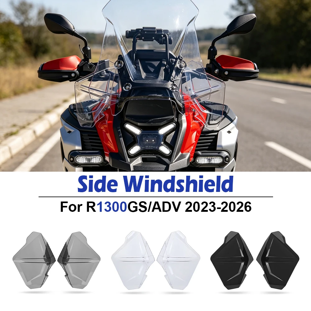 R1300GS / ADV New Motorcycle Aero Side Windshield Windscreen Wind Deflector Hand Cover For BMW R1300 GS R1300GSA 2024 2025 2026