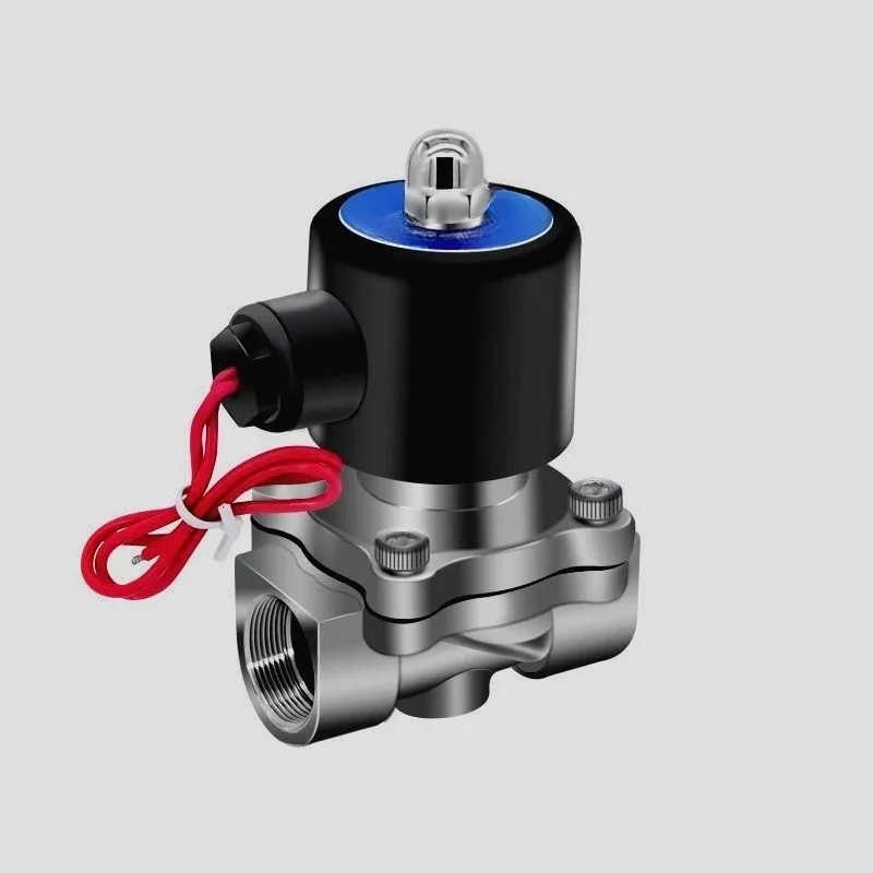 Stainless Steel Solenoid Valve, 220 Volt Water Valve Normally Closed
