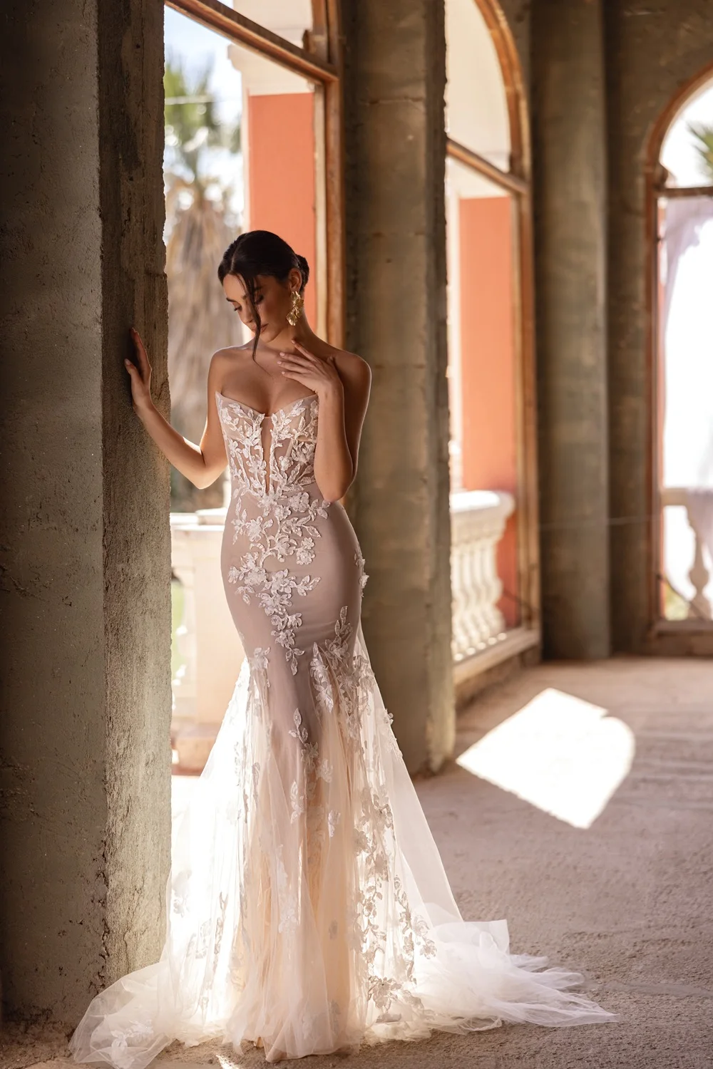 

Vestidos De Novia Corte Sirena Boda Lace Wedding Dress Tallas Curvy Dresses For Woman Elegant Beach For Bride Bespoke Brautkleid