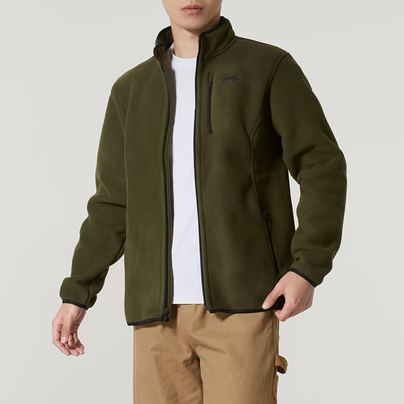 

Under Armour Men's Fleece Jacket, Polar Fleece Sportswear, Outdoor Running Windproof Jacket 1389308-308