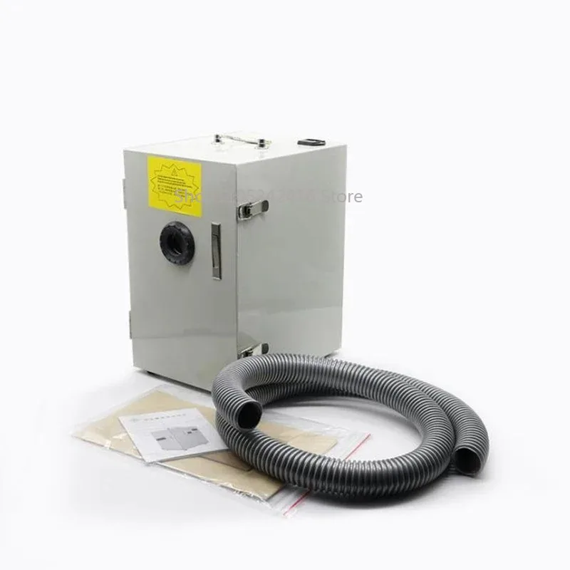 110V/220V Dental Dust Extractor Single Port Silent Suction Unit Double Impeller High Efficiency Vacuum Cleaner