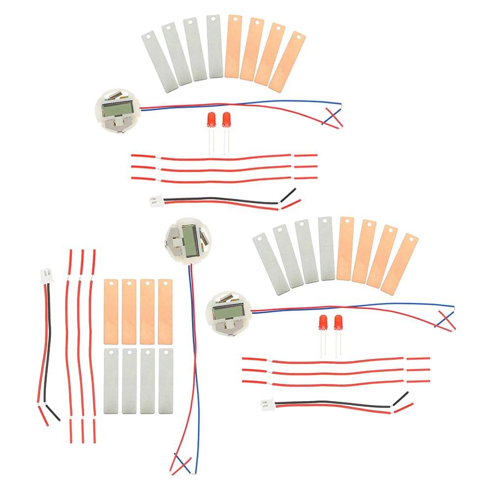 

3 Sets Fruit Kit Potato Science Experiment Device Diy Electronic Clock For Student School Science Kits