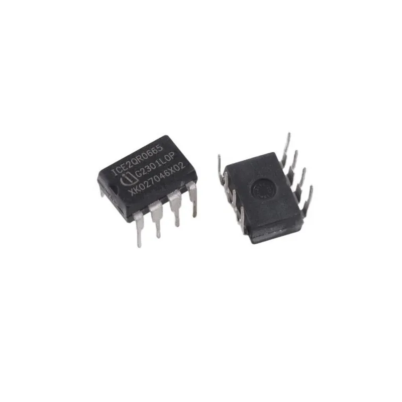 5-10pcs New ICE2QR0665XKLA1 DIP8 2QR0665 650V Integrated MOS Quasi Resonant Power IC ICE2QR0665