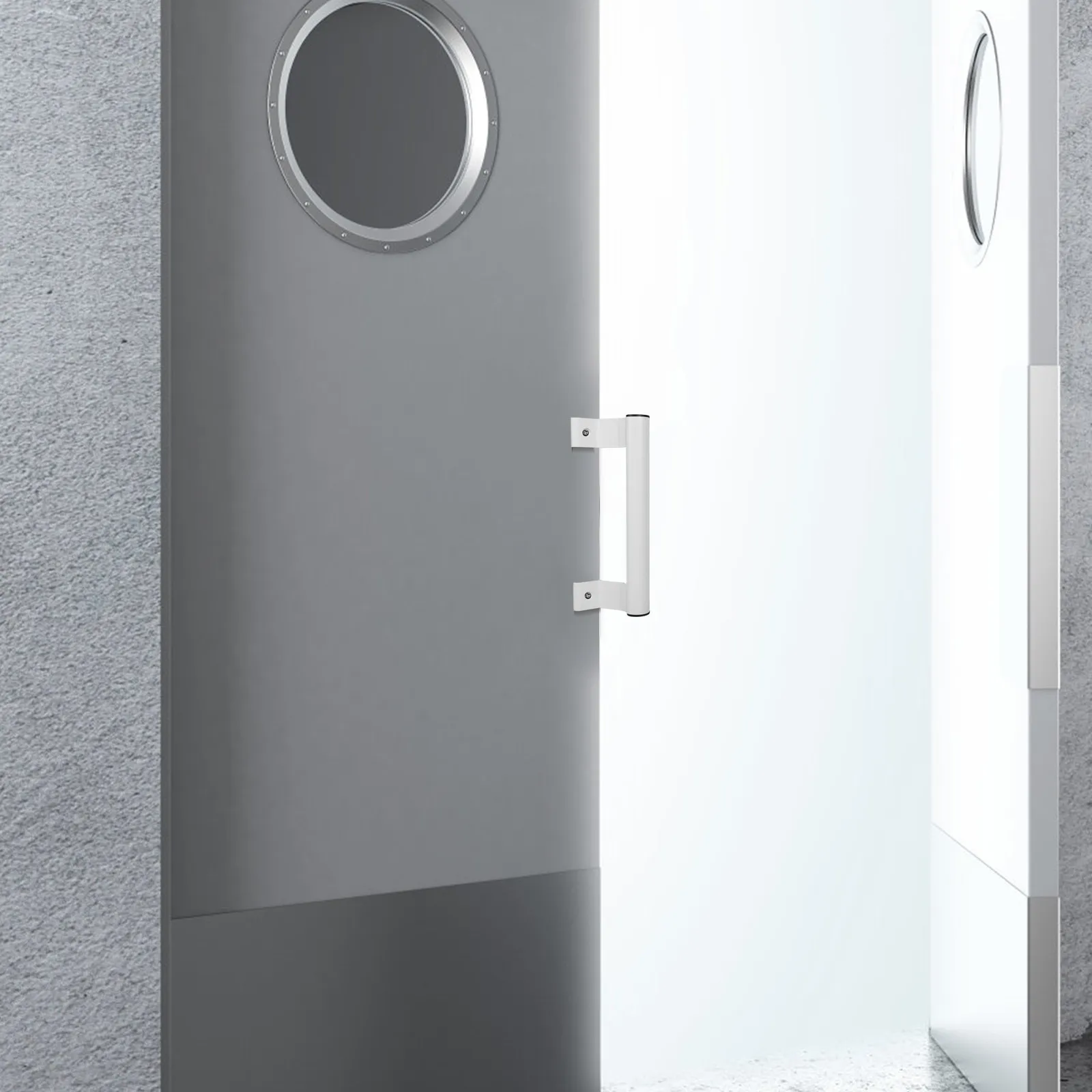Modern Sliding Door Handle Cabinet Drawer Pull for Kitchen Bathroom Closet Shower Glass Doors Ergonomic Compact Design