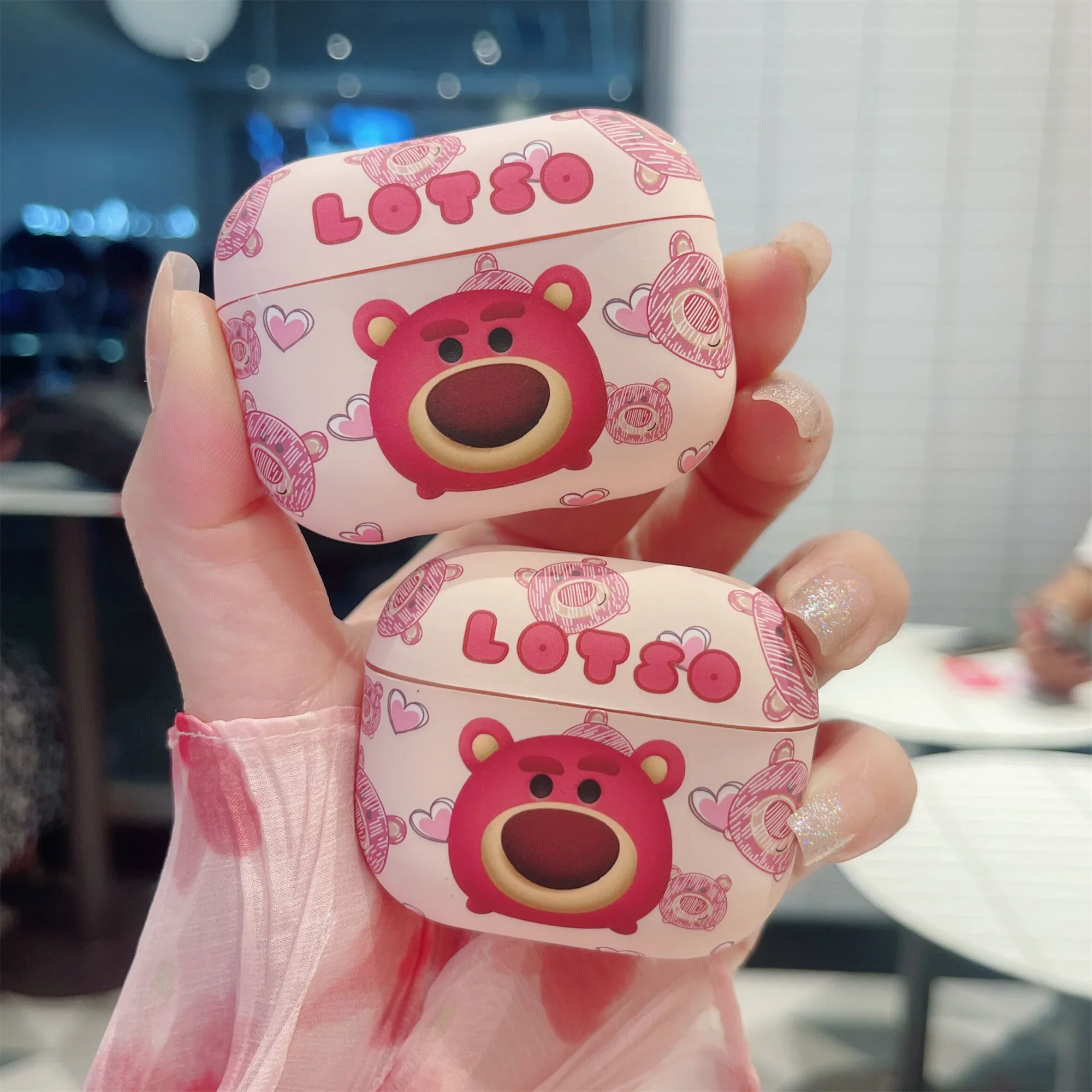 Lotso Cute cartoon soft shell For AirPods Pro 2 Case for AirPods 3 2 1 Earphone Accessories Protective Sleeve luxury Cover