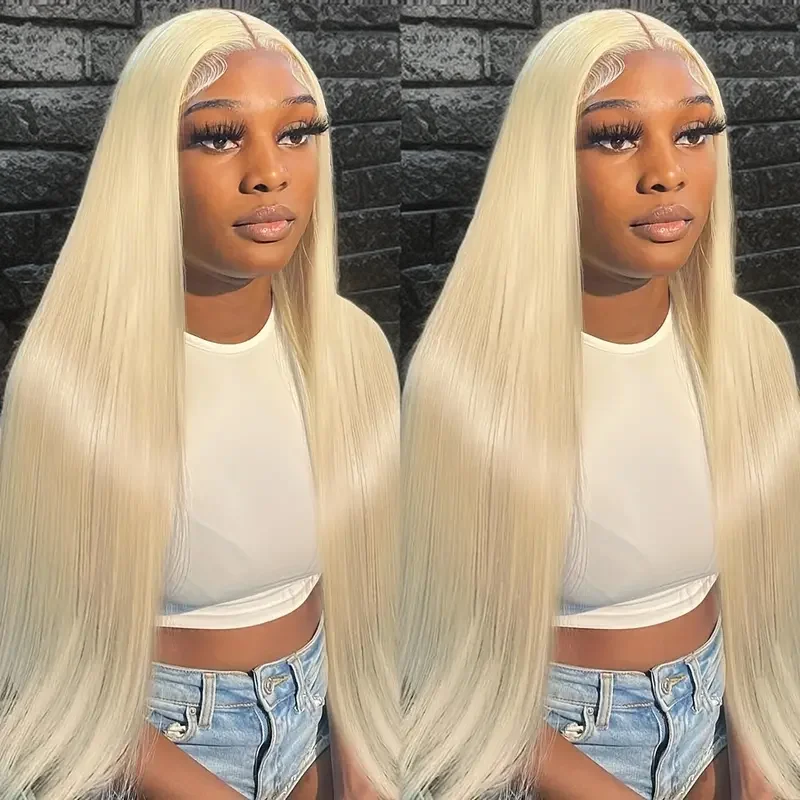 

30 inch 613 Blonde Lace Front Wig Human Hair Straight 13x4 13X6 Hd Lace Frontal Wig 100% Human Hair Blonde Wig Glueless Wigs