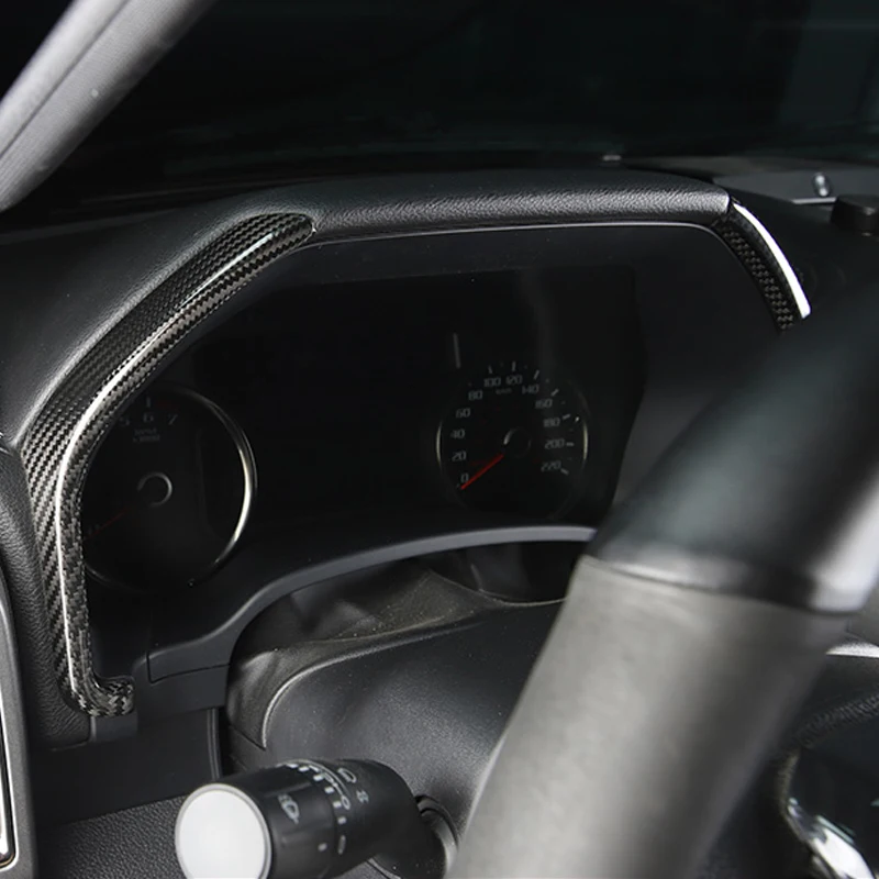 

ABS Carbon Fiber Grain Dash Side Instrument Panel Overlay Cover Trim For Ford F150 RAPTOR 2017 2018 2019 2020 Car Accessories