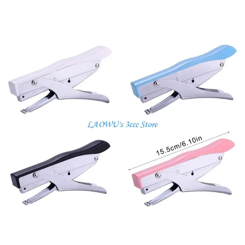 Y8ad großer Hefter farbenfrohe Papierbindung Hefter Business Hefter Büro Hefter Desktop Hefter Papierbindungsmaschine