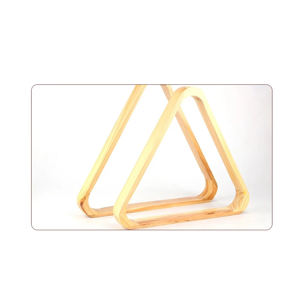 

Triangle Billiard Balls Rack Durable Wood Lightweight Practical Game Room Snooker Pool Frame Accessories Triangle Frame Pool