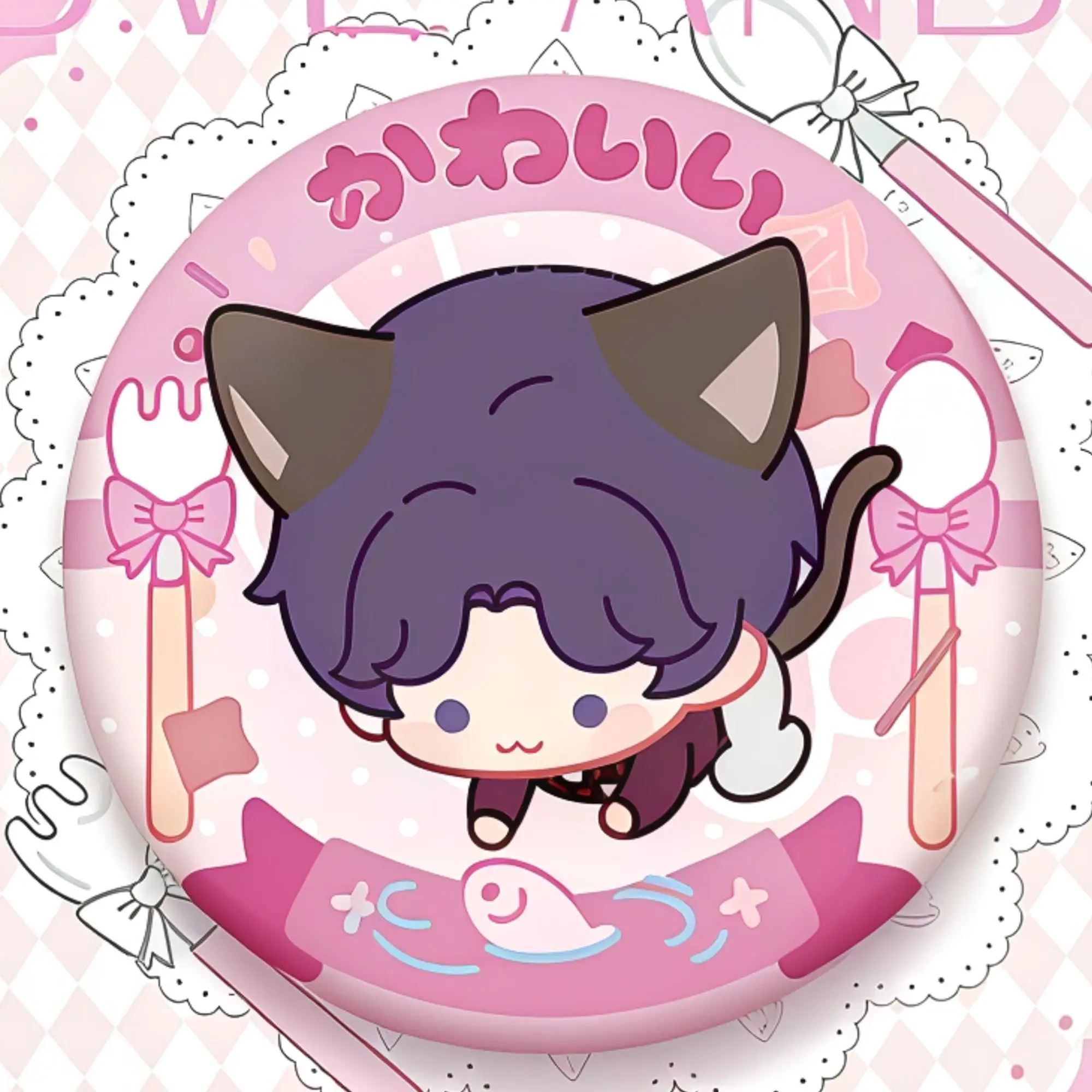 5 قطعة الحب والفضاء العميق رافاييل سيلوس دبابيس أنيمي شارات لطيف دبابيس مستديرة التلبيب دبوس ظهره قبعة اكسسوارات تحصيل الهدايا