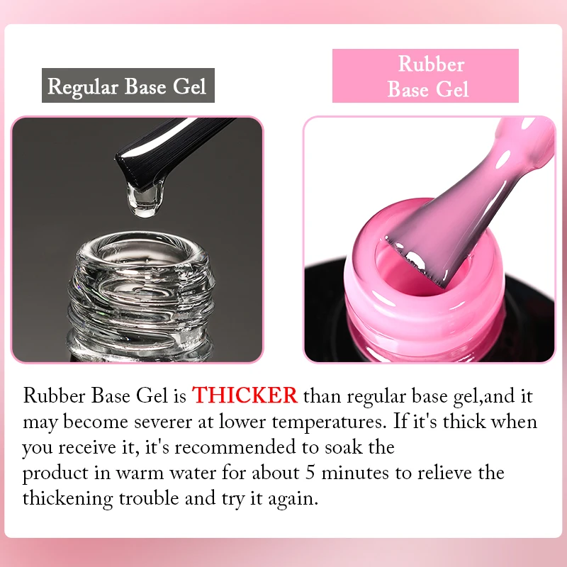 UR SUGAR 7ml Pink Nude Natural Rubber Base Gel Nail Polish Semi Permanent Chrome Sequins Soak Off Construction UV Gel Varnish image 5