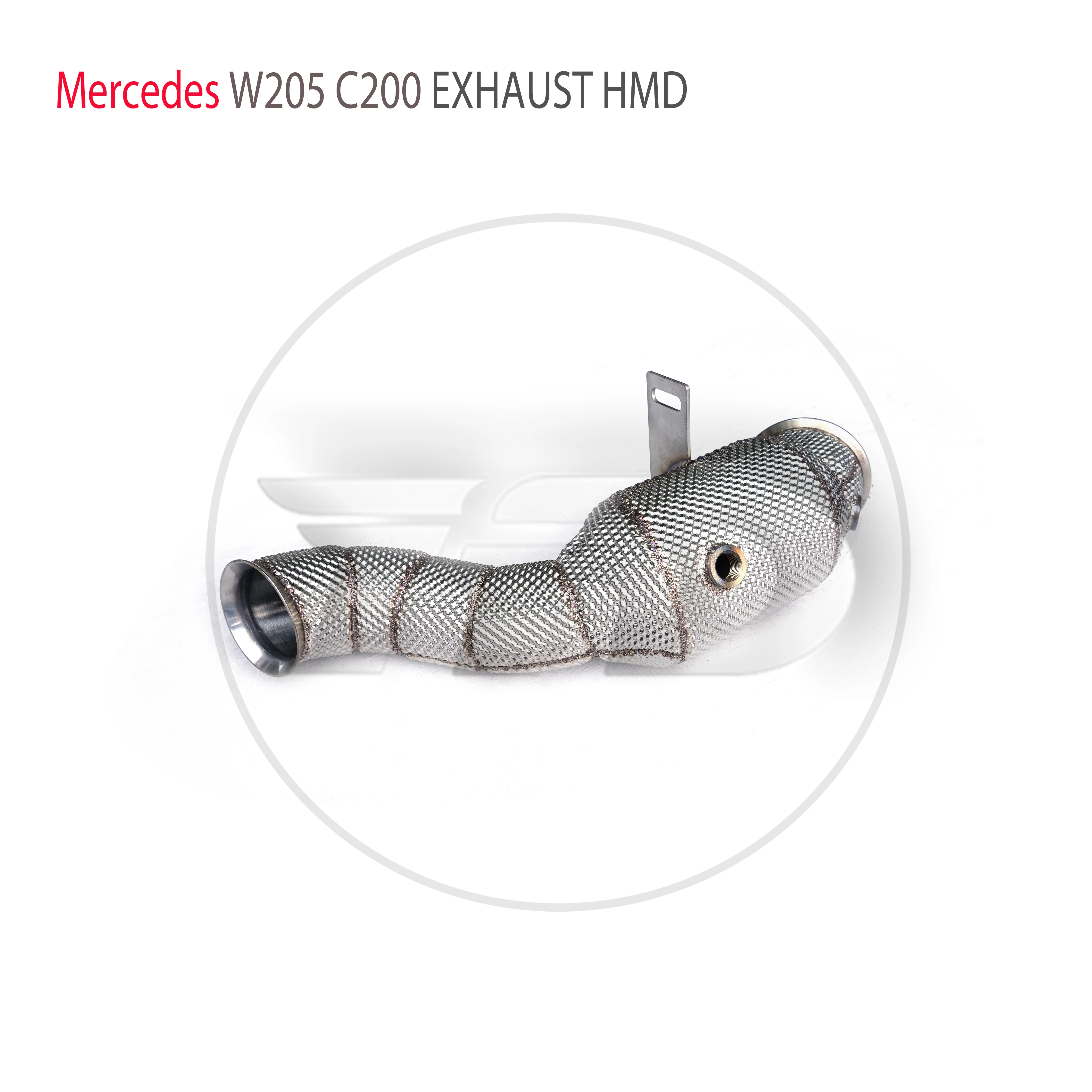 HMD Exhaust System High Flow Performance Downpipe for Mercedes Benz S205 C205 C200 M274 M264 1.5T 2.0T Left-hand Drive Car