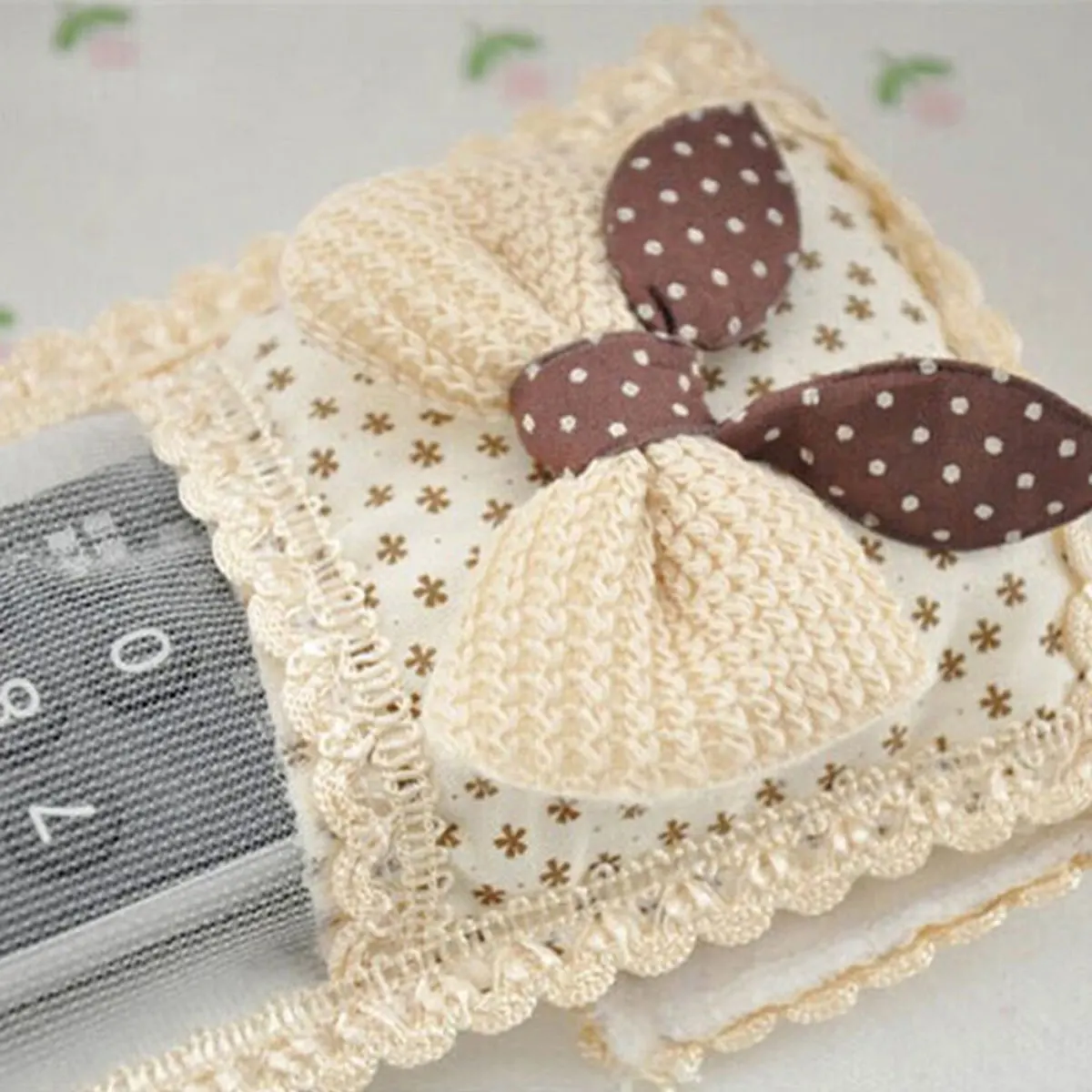 

3pcs Remote Control For Air Conditioner Dust Protection Lace Bowknot Design Durable Washable Transparent Film Easy Clean Long