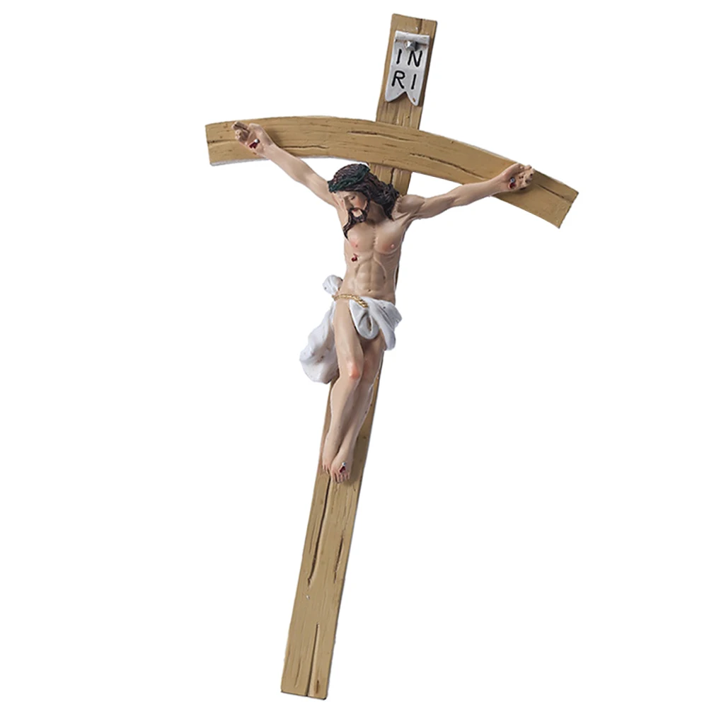 

Rustic Wall Decor Decorations Decorative Crosses Resin Ornament Wall-mounted Hanging