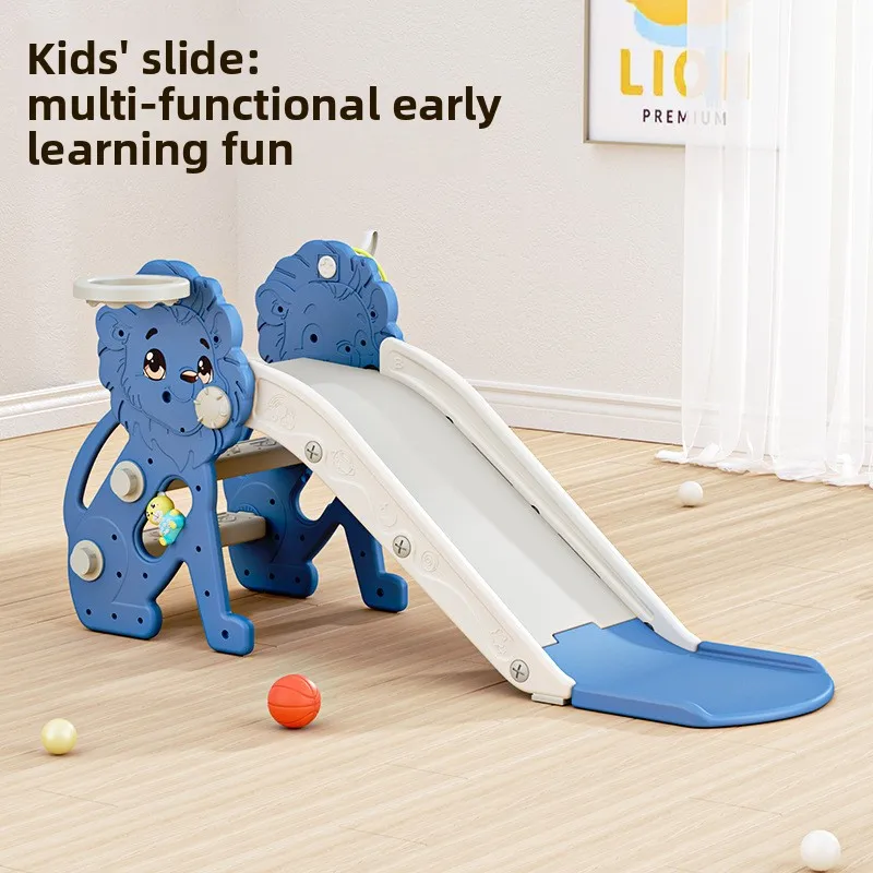 Foldable Indoor Toddler Slide Multifunctional Home Playground Playset Kids Children's Slide Toys for Home